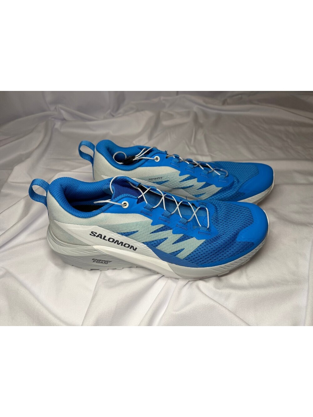 With Color Defect Salomon Sense Ride 5 Men's Running Shoes Blue Size 9